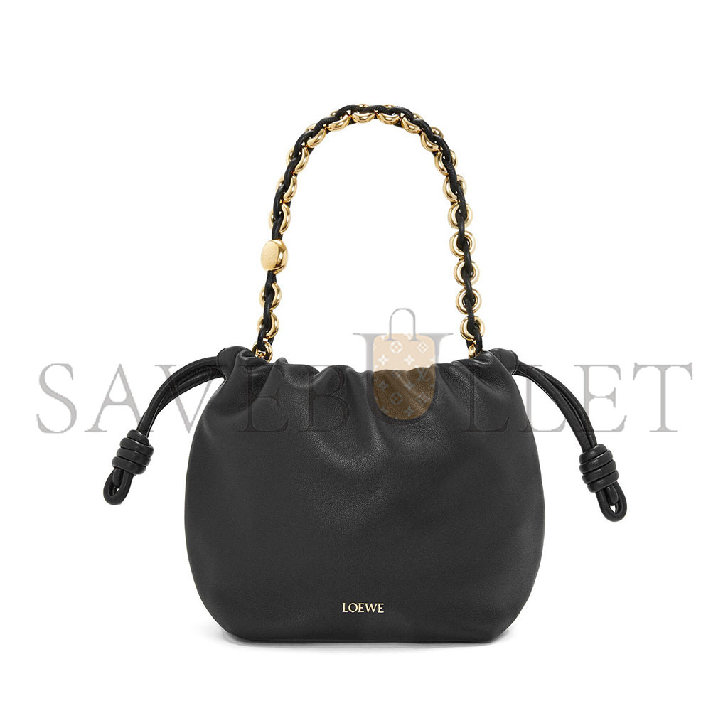 LOEWE MINI FLAMENCO PURSE BAG IN MELLOW NAPPA LAMBSKIN A914CBPX03-1100 (23*17*5.5cm)